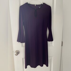 TH keyhole plum dress
